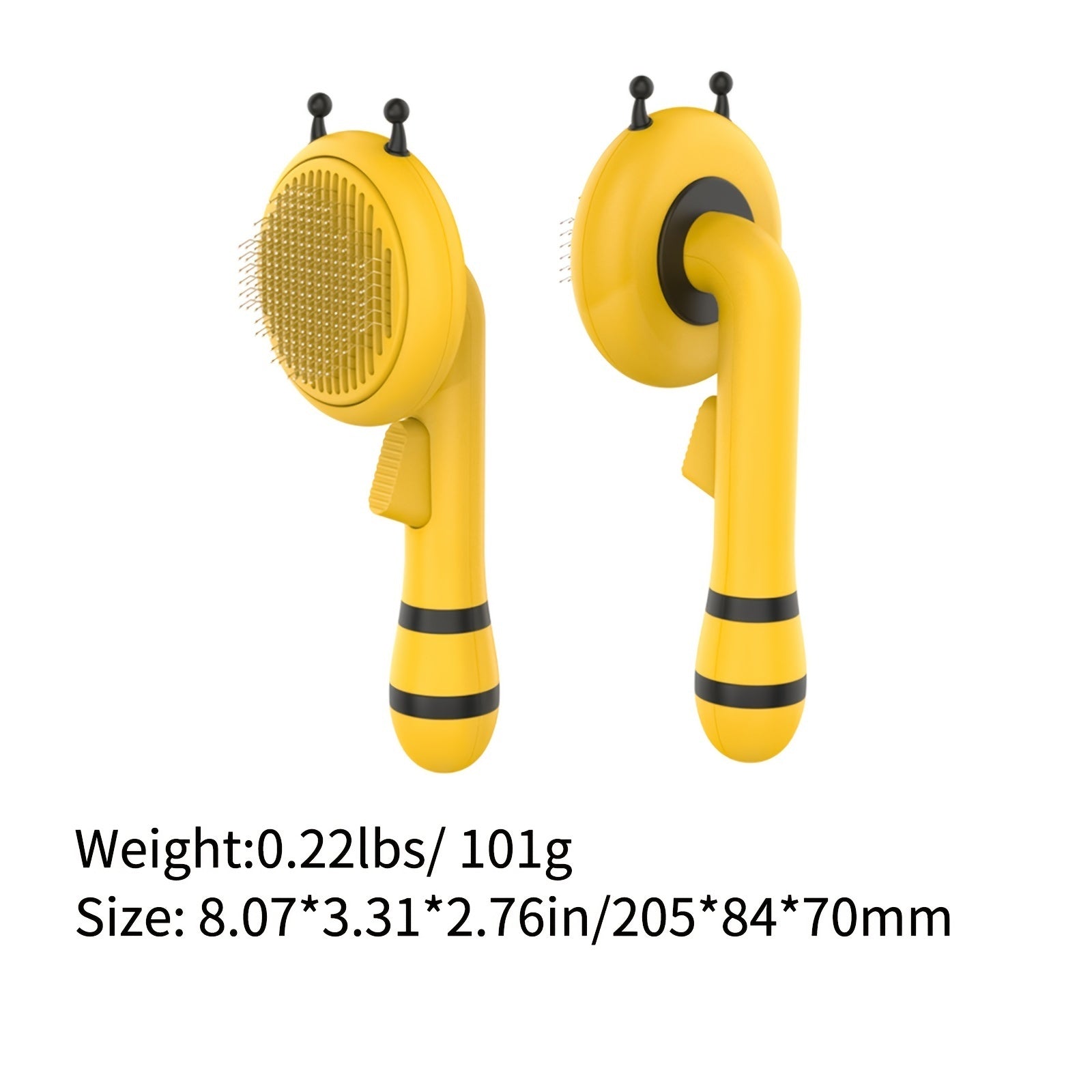Little Bee Pet Needle Combb One Button Washing Artifact Pet Comb Hair Removal Pet Washing Brush Little Bee Pet Hair Removal Brush Comb - Gentle And Effective Grooming Tool For Dogs And Cats
